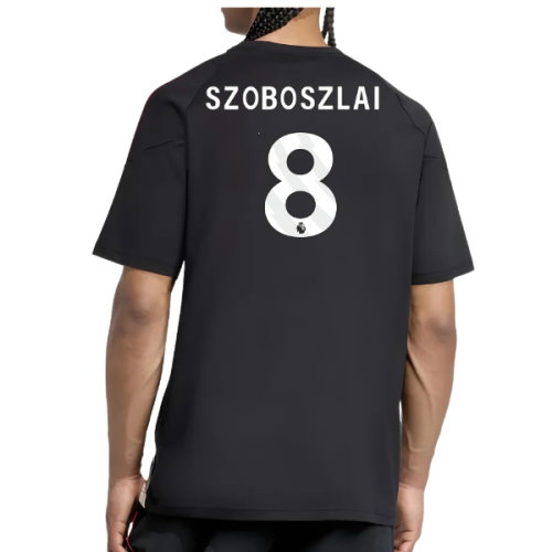 2025-2026 Liverpool Training Tee (Black) (Szoboszlai 8)