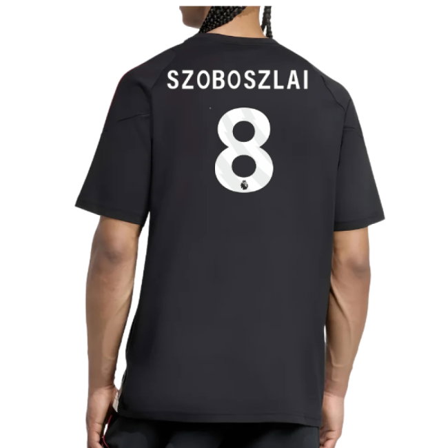 2025-2026 Liverpool Training Tee (Black) (Szoboszlai 8)