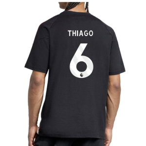 2025-2026 Liverpool Training Tee (Black) (Thiago 6)