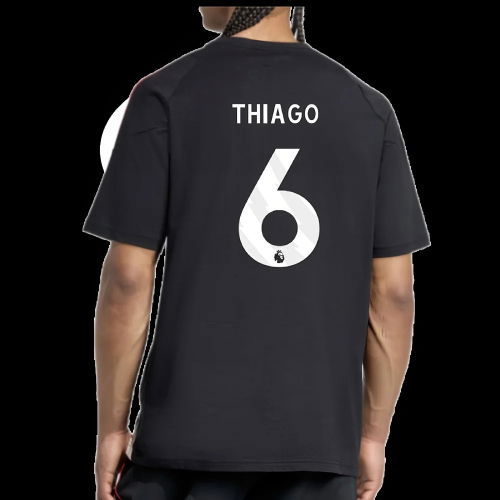 2025-2026 Liverpool Training Tee (Black) (Thiago 6)