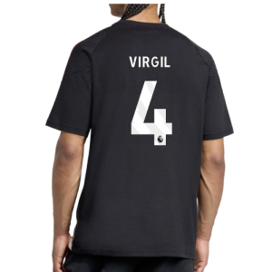 2025-2026 Liverpool Training Tee (Black) (Virgil 4)