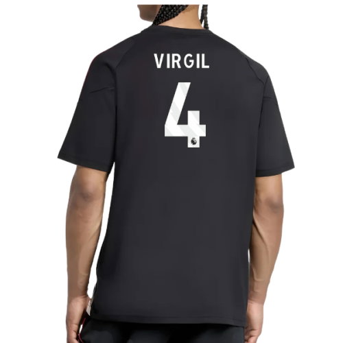2025-2026 Liverpool Training Tee (Black) (Virgil 4)