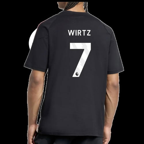 2025-2026 Liverpool Training Tee (Black) (Wirtz 7)