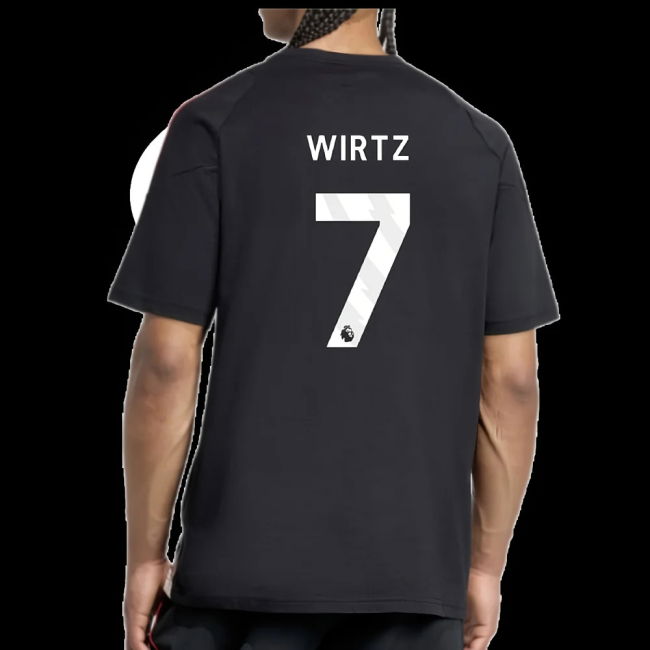 2025-2026 Liverpool Training Tee (Black) (Wirtz 7)