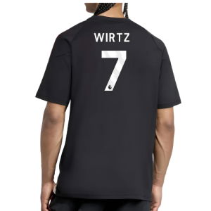 2025-2026 Liverpool Training Tee (Black) (Wirtz 7)