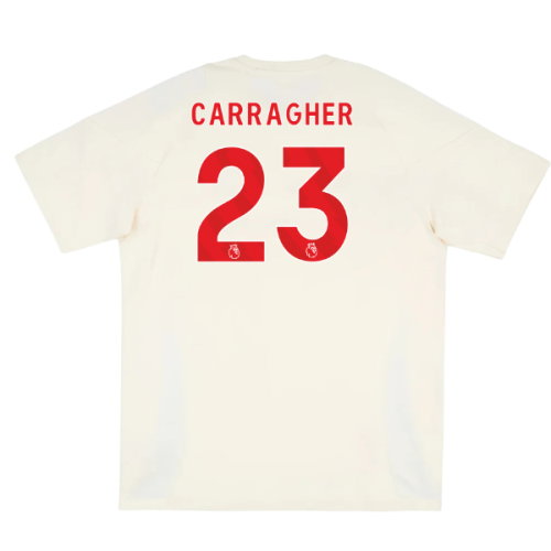 2025-2026 Liverpool Training Tee (White) (Carragher 23)