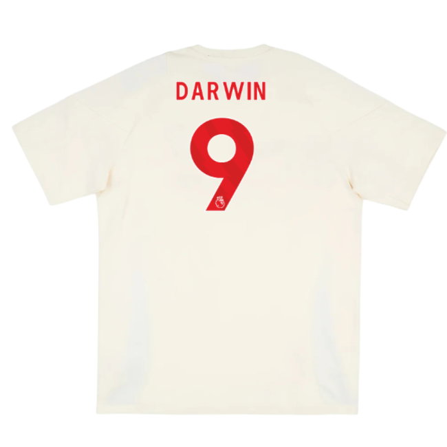 2025-2026 Liverpool Training Tee (White) (Darwin 9)
