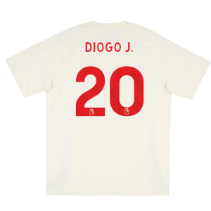 2025-2026 Liverpool Training Tee (White) (Diogo J. 20)