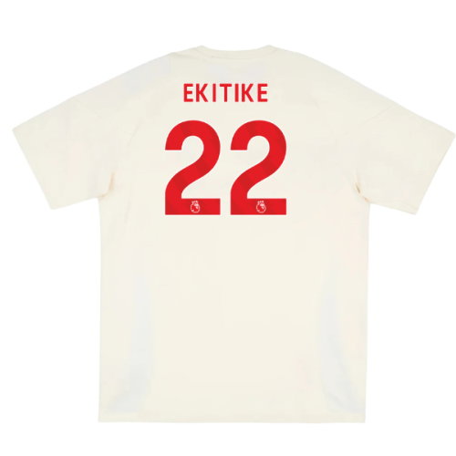 2025-2026 Liverpool Training Tee (White) (Ekitike 22)
