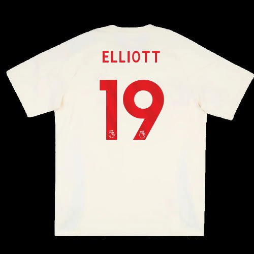 2025-2026 Liverpool Training Tee (White) (Elliott 19)