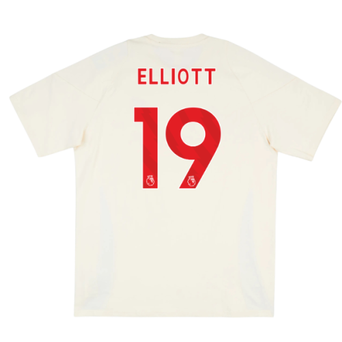 2025-2026 Liverpool Training Tee (White) (Elliott 19)