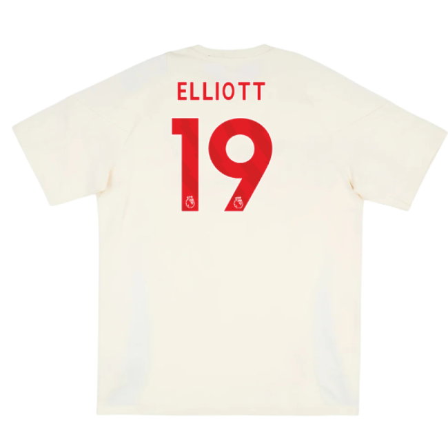2025-2026 Liverpool Training Tee (White) (Elliott 19)