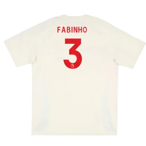 2025-2026 Liverpool Training Tee (White) (Fabinho 3)