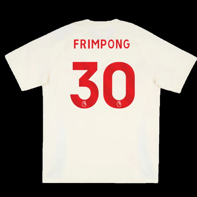 2025-2026 Liverpool Training Tee (White) (Frimpong 30)