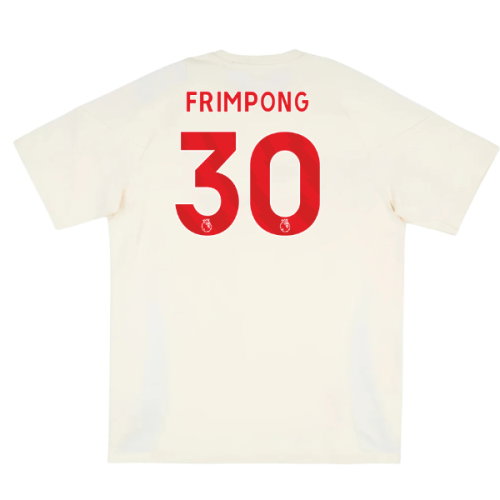 2025-2026 Liverpool Training Tee (White) (Frimpong 30)