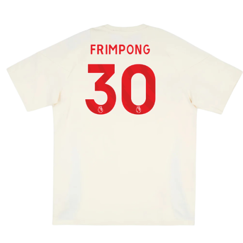 2025-2026 Liverpool Training Tee (White) (Frimpong 30)