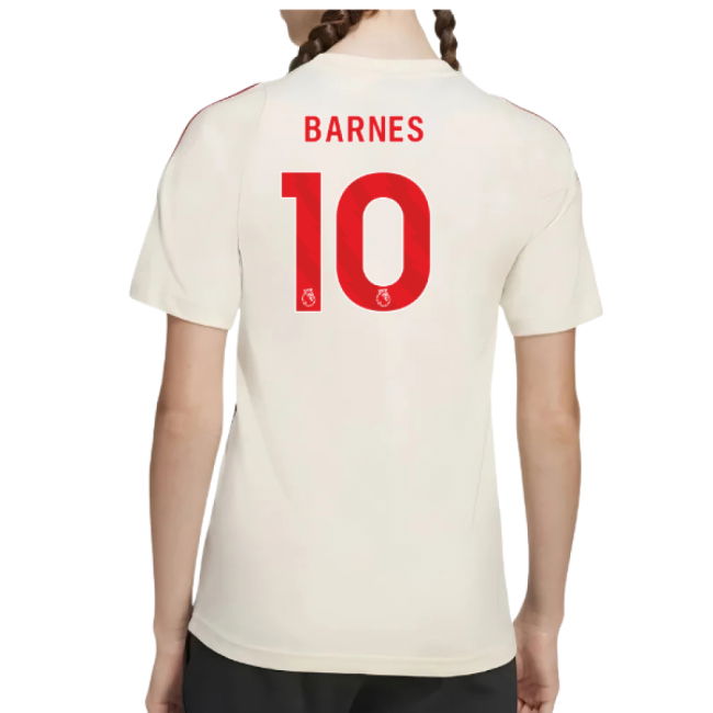 2025-2026 Liverpool Training Tee (White) - Kids (Barnes 10)