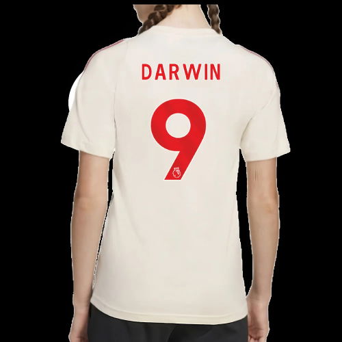 2025-2026 Liverpool Training Tee (White) - Kids (Darwin 9)