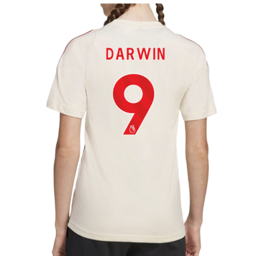 2025-2026 Liverpool Training Tee (White) - Kids (Darwin 9)