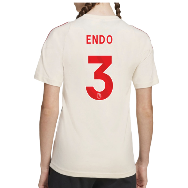2025-2026 Liverpool Training Tee (White) - Kids (Endo 3)