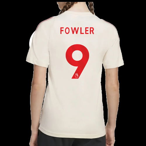 2025-2026 Liverpool Training Tee (White) - Kids (Fowler 9)