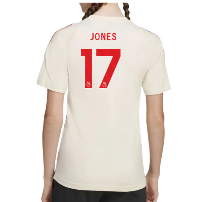 2025-2026 Liverpool Training Tee (White) - Kids (Jones 17)