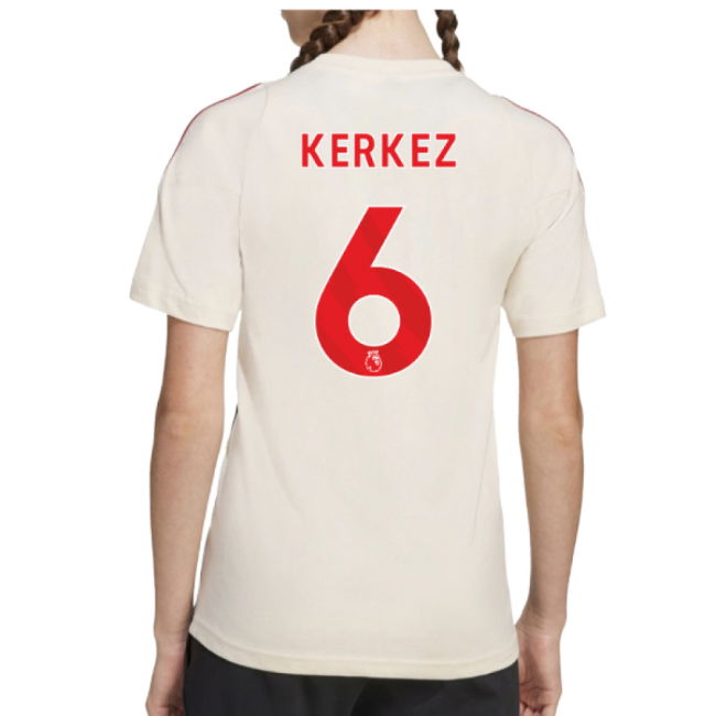2025-2026 Liverpool Training Tee (White) - Kids (Kerkez 6)