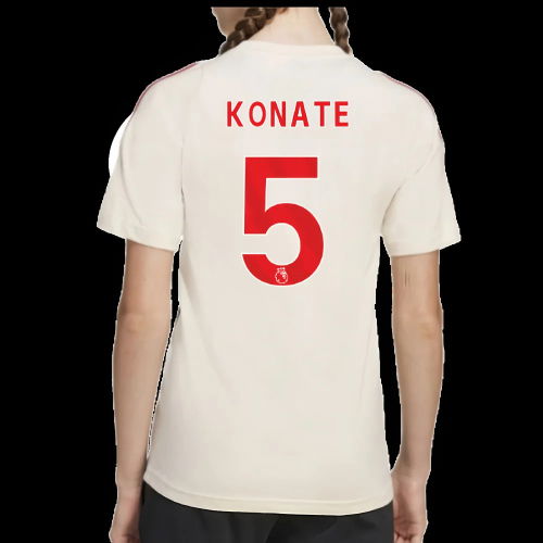2025-2026 Liverpool Training Tee (White) - Kids (Konate 5)