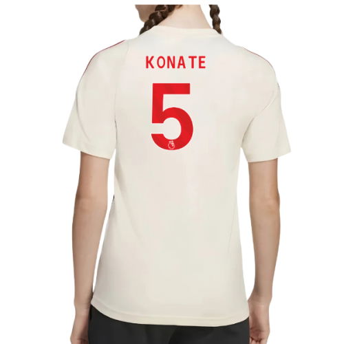 2025-2026 Liverpool Training Tee (White) - Kids (Konate 5)