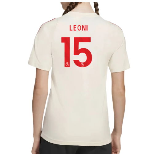 2025-2026 Liverpool Training Tee (White) - Kids (Leoni 15)