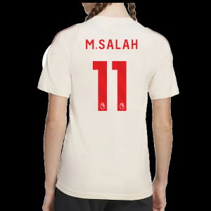 2025-2026 Liverpool Training Tee (White) - Kids (M.Salah 11)