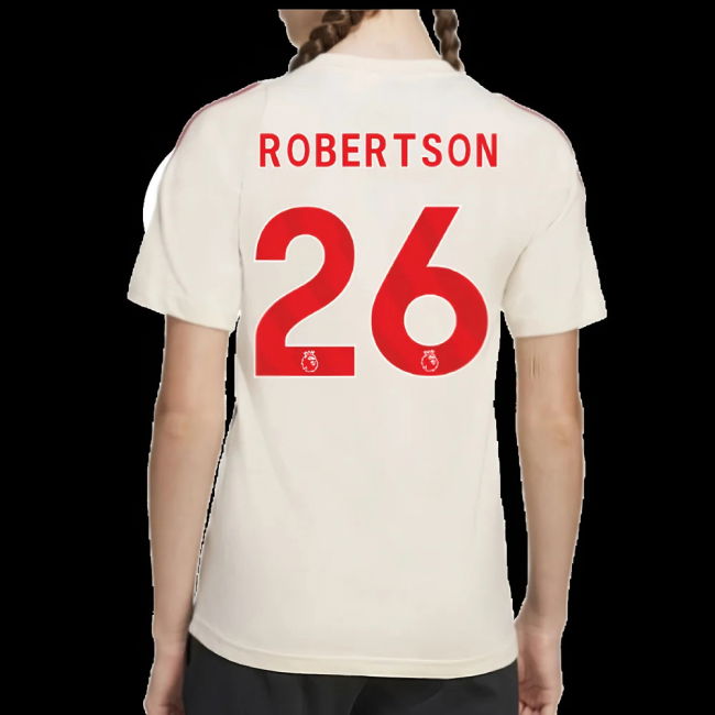 2025-2026 Liverpool Training Tee (White) - Kids (Robertson 26)