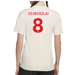 2025-2026 Liverpool Training Tee (White) - Kids (Szoboszlai 8)