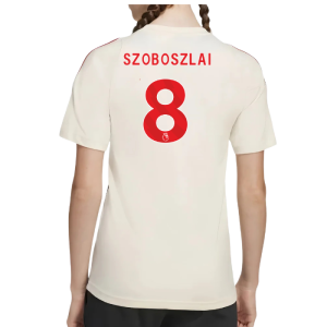 2025-2026 Liverpool Training Tee (White) - Kids (Szoboszlai 8)