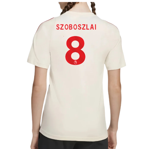 2025-2026 Liverpool Training Tee (White) - Kids (Szoboszlai 8)