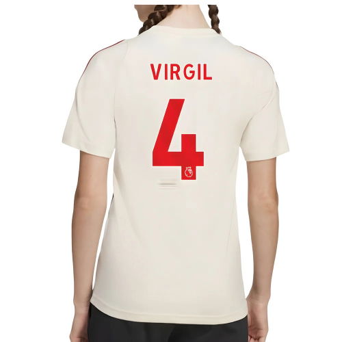 2025-2026 Liverpool Training Tee (White) - Kids (Virgil 4)