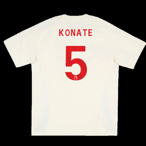 2025-2026 Liverpool Training Tee (White) (Konate 5)