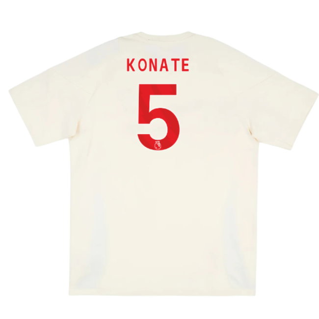 2025-2026 Liverpool Training Tee (White) (Konate 5)