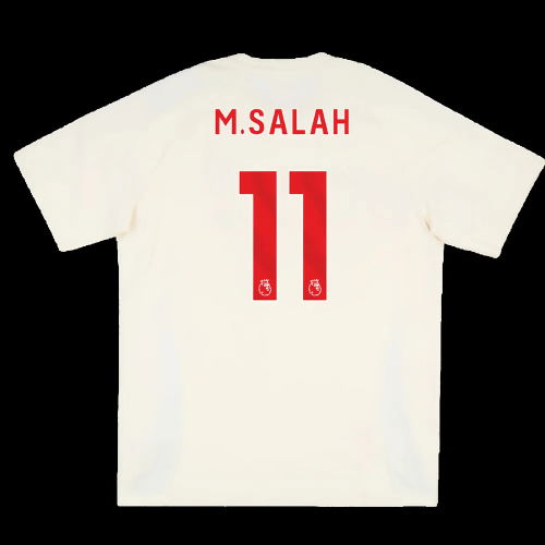 2025-2026 Liverpool Training Tee (White) (M.Salah 11)