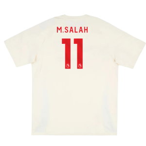 2025-2026 Liverpool Training Tee (White) (M.Salah 11)