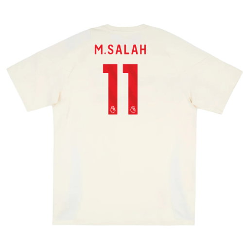2025-2026 Liverpool Training Tee (White) (M.Salah 11)