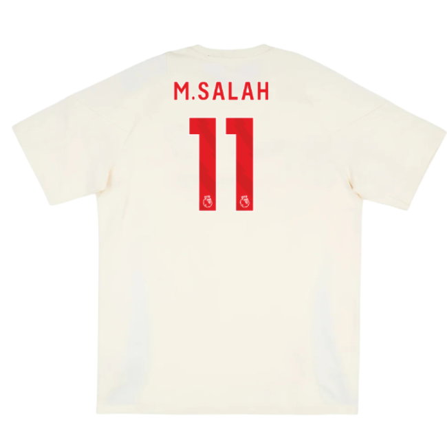2025-2026 Liverpool Training Tee (White) (M.Salah 11)