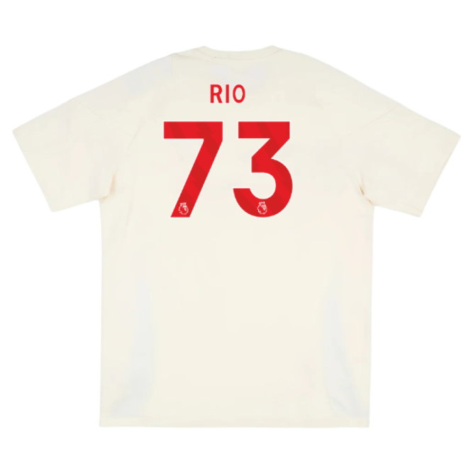2025-2026 Liverpool Training Tee (White) (Rio 73)