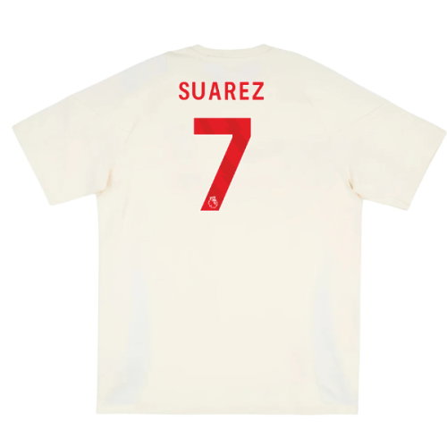 2025-2026 Liverpool Training Tee (White) (Suarez 7)