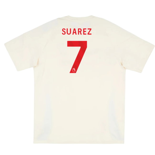 2025-2026 Liverpool Training Tee (White) (Suarez 7)