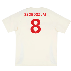 2025-2026 Liverpool Training Tee (White) (Szoboszlai 8)