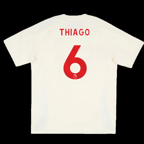 2025-2026 Liverpool Training Tee (White) (Thiago 6)