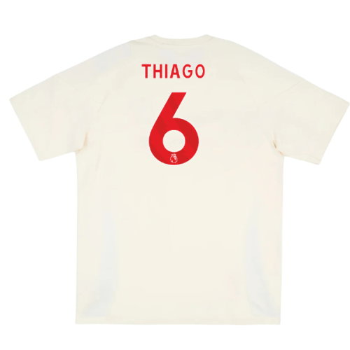 2025-2026 Liverpool Training Tee (White) (Thiago 6)