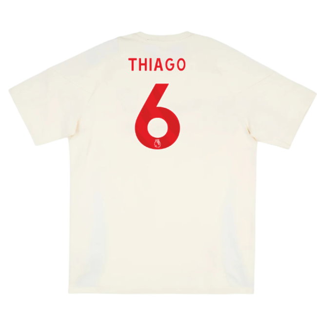 2025-2026 Liverpool Training Tee (White) (Thiago 6)