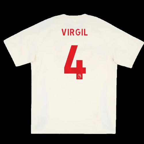 2025-2026 Liverpool Training Tee (White) (Virgil 4)